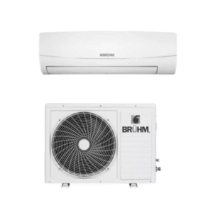 Bruhm 1.5hp 2-Star R32 Split Inverter AC| Up to 75% Energy Saving, 4-Way Airflow, Anti-rust & Fast Cooling, Anti-bacterial Filter, Premium Design [BAS-121C3W]