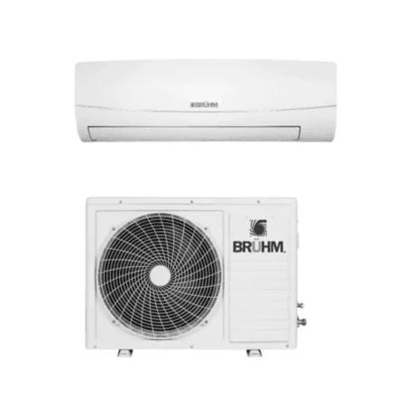 Bruhm 1.5hp 2-Star R32 Split Inverter AC| Up to 75% Energy Saving, 4-Way Airflow, Anti-rust & Fast Cooling, Anti-bacterial Filter, Premium Design [BAS-121C3W]