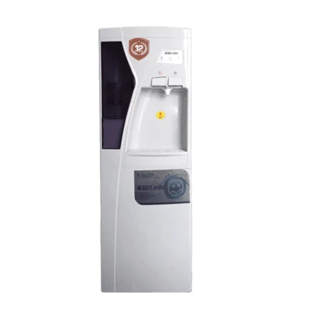 Bruhm Hot & Cold Water Dispenser w/ a Fridge Cabinet & Built-in Water Cup Compartment [BDS-112]