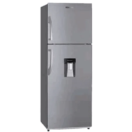 Bruhm 311L 2-Star Top Mount Refrigerator w/ Water Dispenser |Spacious, Environment-friendly Technology, Low Noise, External Handle Design, Inox [BFD-330MD]