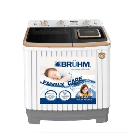 Bruhm 7kg Semi Automatic Twin Tub Washing Machine [BWT-070G]