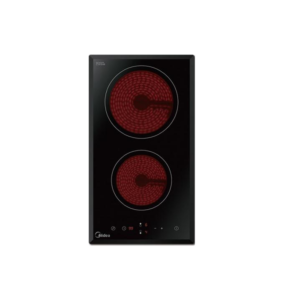 Midea 30cm 2 Burner Ceramic Electric Hob| Schott Glass Black Finish [MC-HD301]