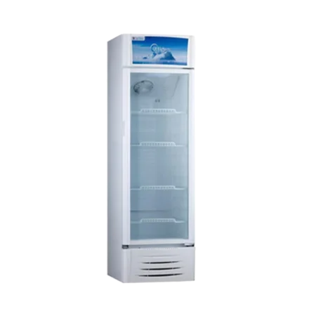 Midea 211L Commercial Beverage Refrigerator| LED Light, Adjustable Shelves, Powerful Cooling & Circulation System [MDRZ302FZG21]