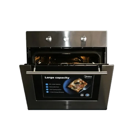 Midea 60cm Built-in Electric Oven| 65L, Multi-Function, Knob Controls, Stainless Steel [65M80M1-012]