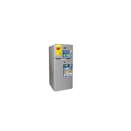 Nasco 95L Double Door Table Top Refrigerator| Top Mounted Freezer, Mini Compact Refrigerator, Lock & Key, Removable Glass Shelves - Drinks Food Beer Storage for Office Dorm or Apartment [NASF2-12S]