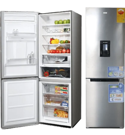 Nasco 307L 2-Star Bottom Freezer Refrigerator w/ Water Dispenser| Stainless Steel [NASD2-40WD]