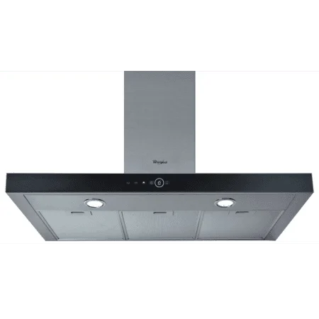 Whirlpool 90cm Chimney Cooker Hood w/ Black Panel| Touch Control [AKR 759/1 IX]