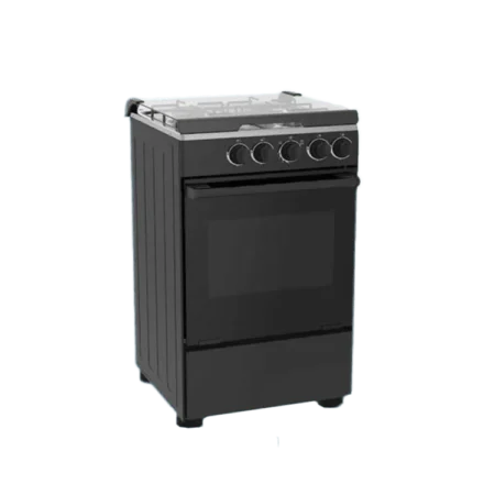 Nasco 4 Burner 50×50cm Gas Cooker w/ Grill | Black [NASGC-SNIPER50B-G]