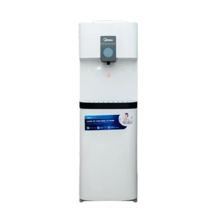 Midea Tri-Temp Water Dispenser w/ One Faucet| 20L Storage Cabinet, Overheat Protection, 7% Less Energy Consumption [YL2037S-W]