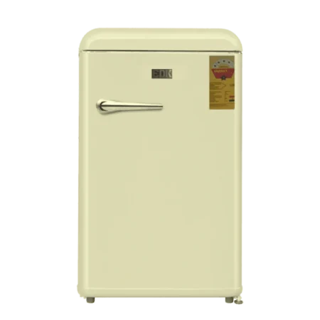 EDK 118L 4-Star Retro Compact Rounded Corner Premium Mini Refrigerator [BC-135VX]