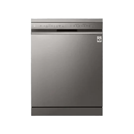 LG 14 Place Settings Free Standing Steam Dishwasher | QuadWash™, Inverter DD [DFB425FP]