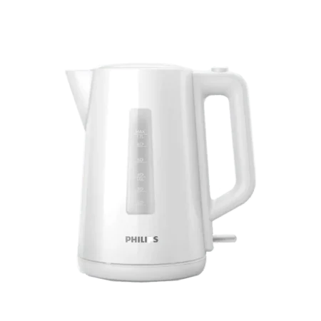 Philips 1.7L 1850W Family Size Plastic Kettle| 3000 Series, White [HD9318/01]