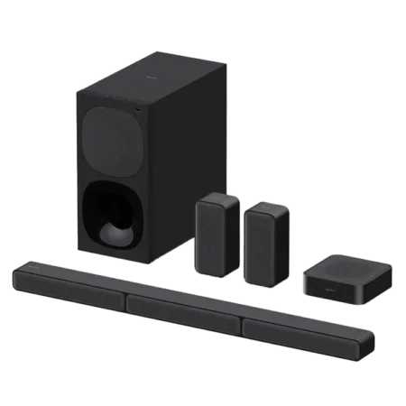 Sony 600W 5.1ch Home Cinema with Wireless Rear Speakers| Bluetooth & USB Connectivity, HDMI & Optical Connectivity, Sound Mode [HT-S40R]