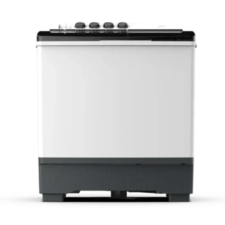 Midea 12kg Twin Tub Washing Machine| Dual Pulsator, Big Knob, Anti Rust [MT100W120/WG]