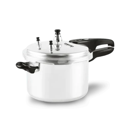 Decakila 7L Aluminium Pressure Cooker| Cool Bakelite Handle Safety Lid Locking System Pressure Pot, Quick Cooking & Keeps all Flavours and Nutrients [KMER019M]