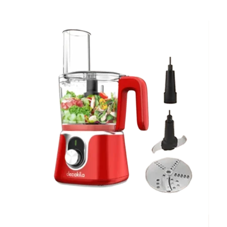 Decakila 1.25L Cordless Rechargeable Food Processor| 200W,  Chopping, Slicing, Cutting [KMMG005R]