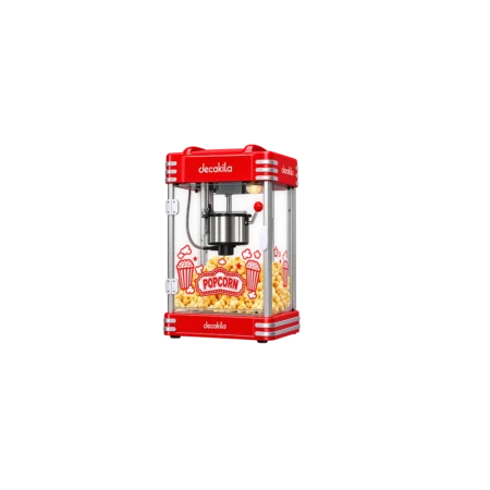 Decakila 310W Mini Tabletop Kettle Popcorn Maker| 10-Cup Capacity [KETT019R]