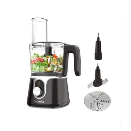 Decakila 1.25L Cordless Rechargeable Food Processor| 200W,  Chopping, Slicing, Cutting [KMMG005B]