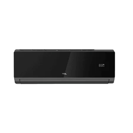 TCL 1.5hp 3-Star R410 Inverter Air Conditioner| Grey Body with Black Mirror Glass Panel [TAC-12CSA/XA82I]