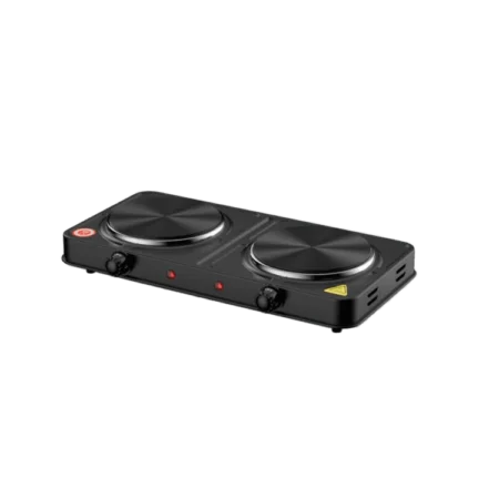 Decakila 2000W Double Burner Hot Plate| 5 Heat Settings, Portable [KECC005B]