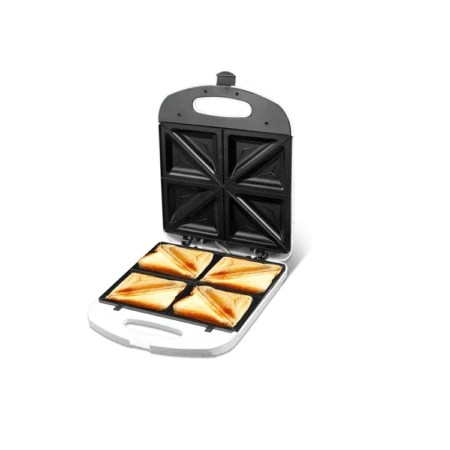 Decakila 1200W 4-Slice Sandwich Toaster| Non-stick Coating, Precise Temperature Control, Buckle Design [KEEC071W]
