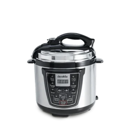 Decakila 5.0L 900W Electric Pressure Cooker w/ LED Display| 9 Preset Menu, Instant Electric Cooker Pot, Multipurpose Electric Rice Cooker [KEER041M]