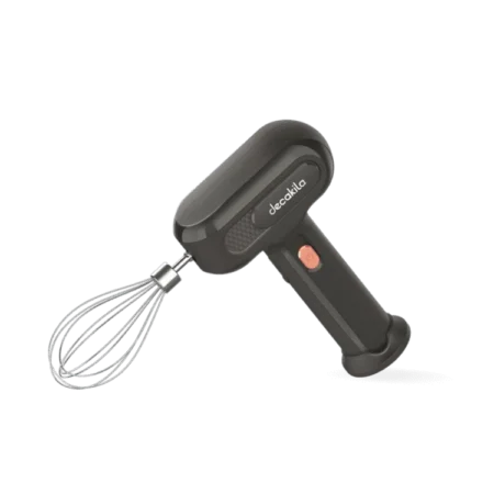 Decakila 25W 3-Speed Rechargeable Cordless Hand Mixer| 1500mAh Lithium Battery, 2pcs Whisk Sticks [KMMX018G]