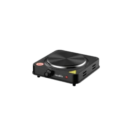 Decakila 1000W Electric Countertop Single Burner Cooktop Stove w/ Cast Iron Heating Surface [KECC004B]