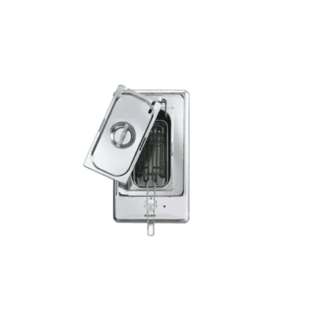 Glem 30cm Italian Built-in Domino Electric Deep Fryer| Power On Indicator, Stainless Steel [GT3FIX]