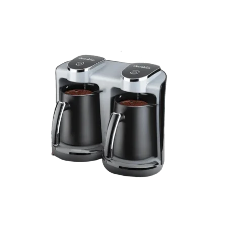 Decakila 8-Cup Automatic Turkish Coffee Maker |500W+500W, Stainless Steel [KECF031B]