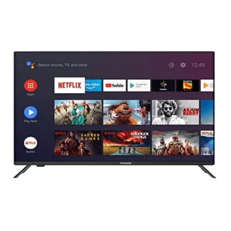 Sunnywalk 43" FHD Android 14 Bezel-less Smart TV w/ Bluetooth Connectivity| WiFi, Miracast, YouTube, Netflix [SWHS43W]