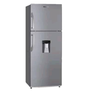 Bruhm 350L 3-Star Frost Free Top Freezer Refrigerator w/ Water Dispenser| 331L Net Capacity, Electronic Temperature Control, Twist Ice Maker, Stainless Steel Door, Inox [BFD-350MN]