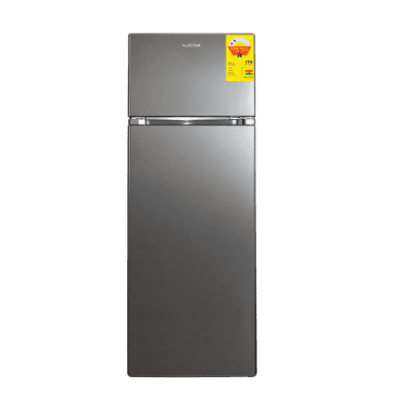 Aucma 241L top mounted refrigerator for efficient cooling and storage.