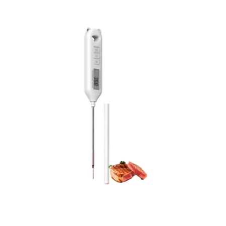 Decakila Cordless Digital Meat Thermometer| Food Thermometer for Cooking, Grill, Oven, BBQ - Probe Thermometer for Kitchen, 300h Battery Life, Water Resistant, °C/°F Unit Conversion [KMTT060W]