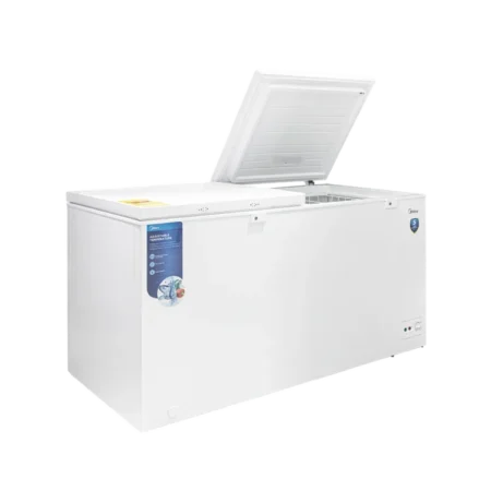 Midea 508L Double Door Chest Freezer| Fridge & Freezer Conversion, Fast Freezing, White [MDRC698FZN01]