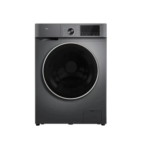 TCL 10.5kg Front Load Washing Machine w/ Direct Drive Motor| 15 Programs, 1200 RPM, Inverter Motor, LED Display, Delay Start & Child Lock, Dark Grey [P211FLG]