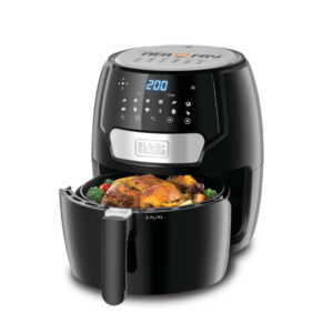 Black & Decker 4.0L 13-in-1 Multifunction Digital Air Fryer| 1500W, Rapid Air Convection Technology, Intuitive Digital Touch Control, 3.7L Detachable Basket, 60min Timer [AF4037-B5]