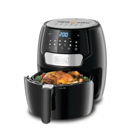 Black & Decker 4.0L 13-in-1 Multifunction Digital Air Fryer| 1500W, Rapid Air Convection Technology, Intuitive Digital Touch Control, 3.7L Detachable Basket, 60min Timer [AF4037-B5]