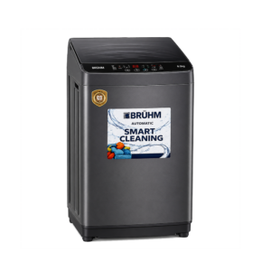 Bruhm 8kg Full Auto Top Load Washing Machine| Magic Cleaning Filter, Fuzzy Control, Stainless Tub, Power-off Memory, LED Display, Premium Design [BWA-080G]