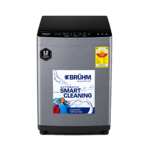 Bruhm 8kg Full Auto Top Load Washing Machine| Magic Cleaning Filter, Clean Tub Function & Child Lock, Rapid Wash, Power-off Memory, 24h Delay, Premium Design [BWA-080G]