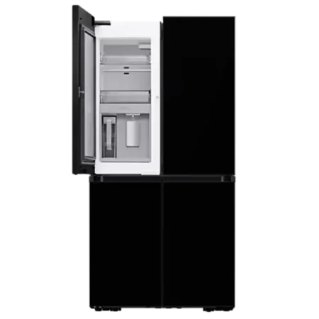 Samsung 650L Bespoke 4-Door Fridge Freezer w/ Beverage Center™| SmartThings AI Energy Mode, Clean Black, Triple Cooling [RF65DB960E22EF]
