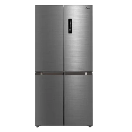 Midea 474L 3-Star Frost Free 4-Door Refrigerator w/ Electronic Display| Dark Grey, Quattro Inverter Compressor [MDRF632FGN46D]