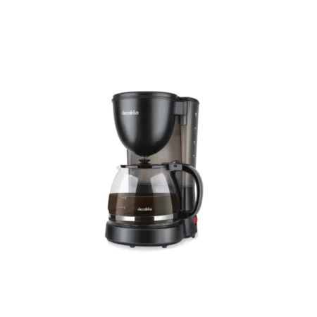 Decakila 750W 10-Cup Drip Coffee Maker| Fast Brewing Coffee Makers for Ground Coffee, Macchiato & More, Keep Warm & Anti-Drip Function, Reusable Filter, 1.25L [KECF001B]