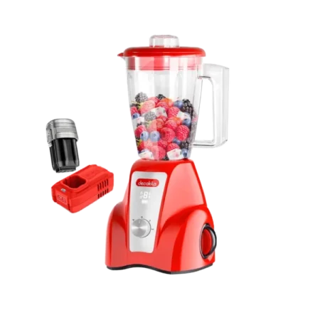 Decakila 300W Cordless Rechargeable Stand Blender w/ LED Display| 2-Speed Control w/ Pulse, 2000mAh Battery, 1.5L Jar [KEJB051R]
