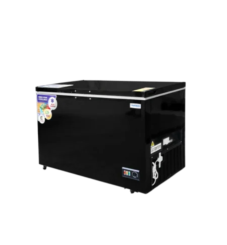 Nasco 400L 2-Star Chest Freezer| Powerful Compressor, Eco Friendly, Black [NAS-475FL-B]