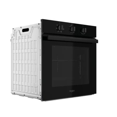 Whirlpool Built-in 60cm Electric Oven |71L, Innovative Cook3 function, Mechanical Time Control, Black [OMR35HR0B]