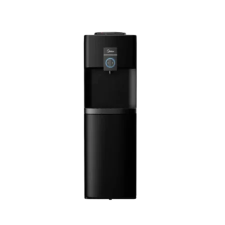 Midea Tri-Temp Water Dispenser w/ One Faucet| Black, Stainless Steel Hot Tank, Overheat Protection, Child Safety Lock [YL2037S-B]