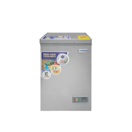 Nasco 100L 2-Star Chest Freezer| Powerful Compressor, Energy Saving [NAS-150FL]