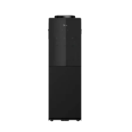 Midea Tri-Temp Water Dispenser w/ Transparent Door & 20L Fridge Cabinet Cabinet | Water Dispenser for Home, Office Use, Black [YL2381S-B]