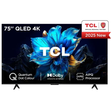 TCL 75" P7K QLED 4K Google TV (2025)| 4K HDR LED TV, Google Assistant, Dolby Atmos, Dolby Vision, HDR10+, 120Hz Game Accelerator in FHD Resolution, Motion Clarity [75P7K]